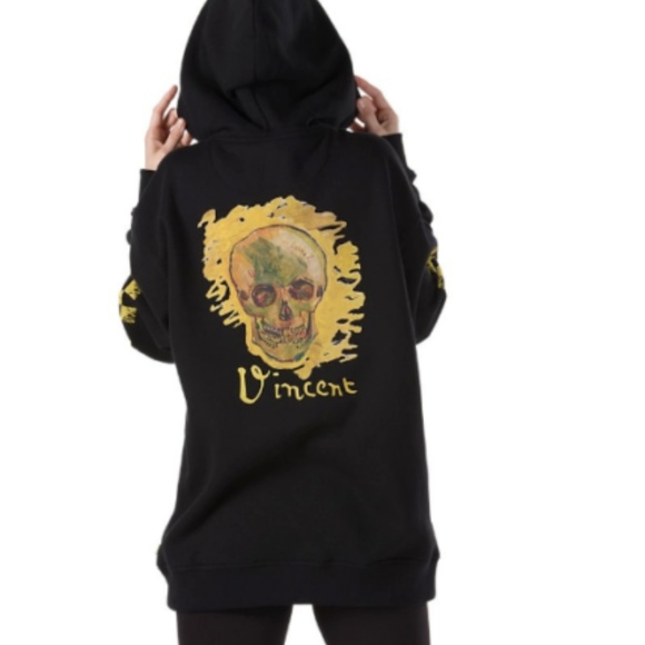 Men’s Vans X Van Gogh Skull Hoodie - Picture 2 of 7